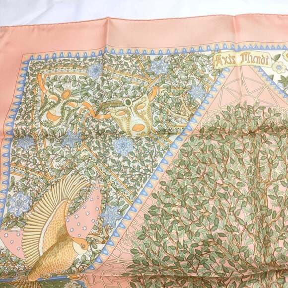 HERMES Authentic Black Silk Scarf - Picture 6 of 9